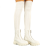 Γυναικεία μπότακια   Camille λευκά, 4 - Kalapod.gr